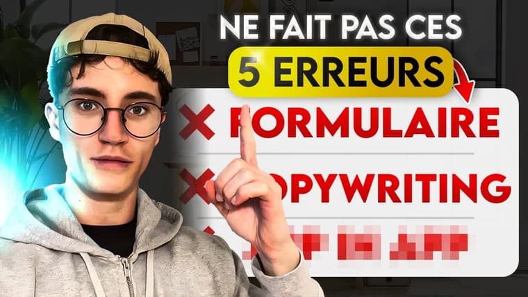Les 5 ERREURS qui DÉTRUISENT la CONVERSION de ton SITE WEB (et comment les éviter)