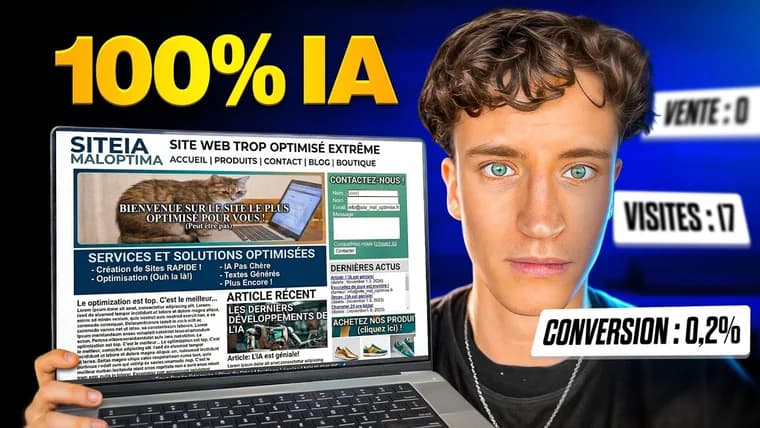 N'UTILISEZ pas l'IA pour faire vos SITES WEB (voici pourquoi)